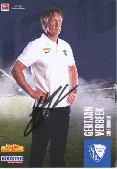 Gertjan Verbeek  2015/2016  VFL Bochum  Fußball Autogrammkarte original signiert 