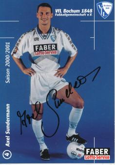 Axel Sundermann  2000/2001  VFL Bochum  Fußball Autogrammkarte original signiert 