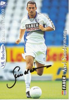 Axel Sundermann  1999/2000  VFL Bochum  Fußball Autogrammkarte original signiert 