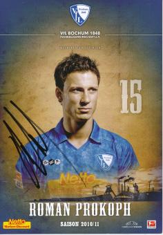 Roman Prokoph  2010/2011  VFL Bochum  Fußball Autogrammkarte original signiert 