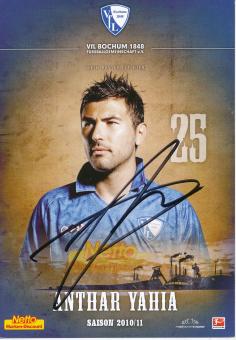 Anthar Yahia  2010/2011  VFL Bochum  Fußball Autogrammkarte original signiert 