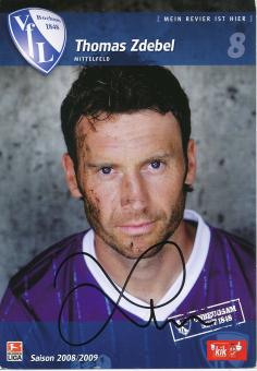 Thomas Zdebel  2008/2009  VFL Bochum  Fußball Autogrammkarte original signiert 