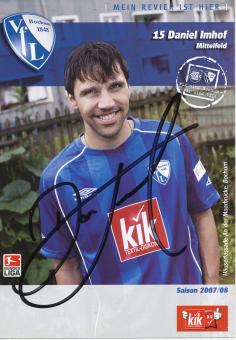 Daniel Imhof  2007/2008  VFL Bochum  Fußball Autogrammkarte original signiert 