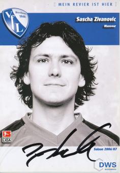 Sascha Zivanovic  2006/2007  VFL Bochum  Fußball Autogrammkarte original signiert 