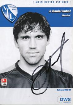 Daniel Imhof  2006/2007  VFL Bochum  Fußball Autogrammkarte original signiert 