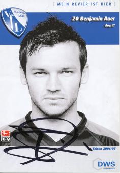 Benjamin Auer  2006/2007  VFL Bochum  Fußball Autogrammkarte original signiert 