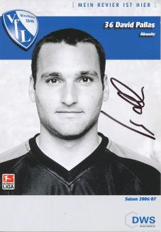 David Pallas  2006/2007  VFL Bochum  Fußball Autogrammkarte original signiert 