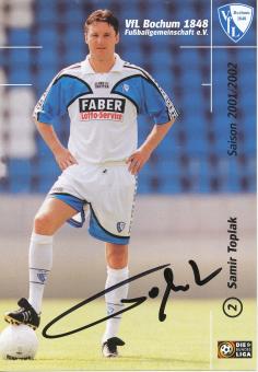 Samir Toplak   2001/2002  VFL Bochum  Fußball Autogrammkarte original signiert 