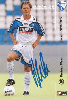 Dariusz Wosz  2001/2002  VFL Bochum  Fußball Autogrammkarte original signiert 