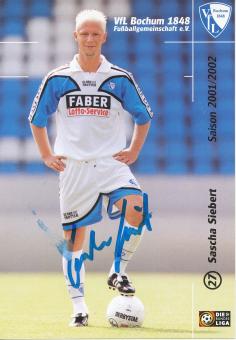 Sascha Siebert  2001/2002  VFL Bochum  Fußball Autogrammkarte original signiert 