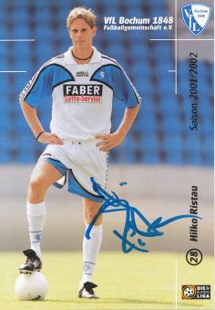 Hilko Ristau  2001/2002  VFL Bochum  Fußball Autogrammkarte original signiert 