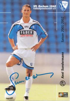 Axel Sundermann  2001/2002  VFL Bochum  Fußball Autogrammkarte original signiert 