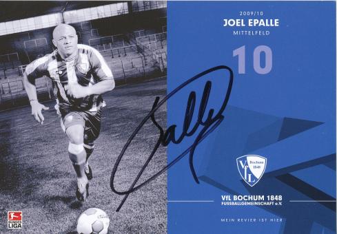 Joel Epalle  2009/2010  VFL Bochum  Fußball Autogrammkarte original signiert 