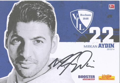 Mirkan Aydin  2013/2014  VFL Bochum  Fußball Autogrammkarte original signiert 