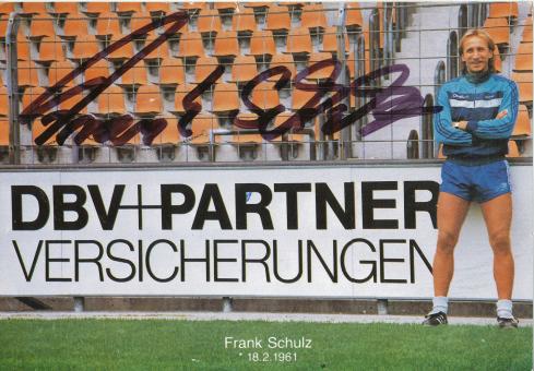 Frank Schulz   VFL Bochum  Fußball Autogrammkarte original signiert 