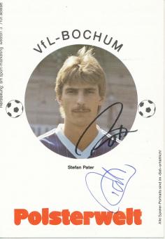 Stefan Pater  1983/1984  VFL Bochum  Fußball Autogrammkarte original signiert 