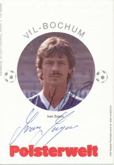 Ivan Zugcic  1983/1984  VFL Bochum  Fußball Autogrammkarte original signiert 