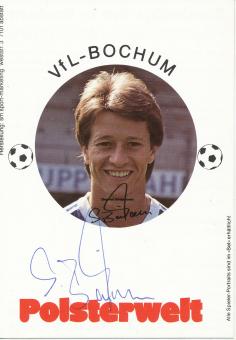 Siegfried Böninghausen  1983/1984  VFL Bochum  Fußball Autogrammkarte original signiert 