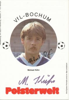 Michael Kühn  1983/1984  VFL Bochum  Fußball Autogrammkarte original signiert 