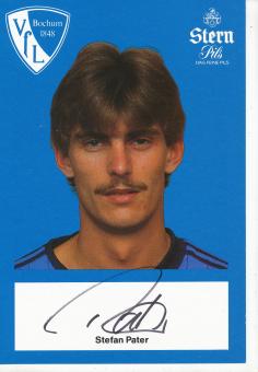 Stefan Pater  1982/1983  VFL Bochum  Fußball Autogrammkarte original signiert 