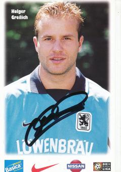 Holger Greilich  1998/1999  1860 München Fußball Autogrammkarte original signiert 