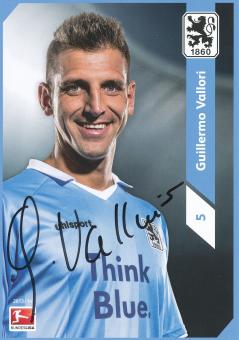 Guillermo Vallori  2013/2014  1860 München Fußball Autogrammkarte original signiert 