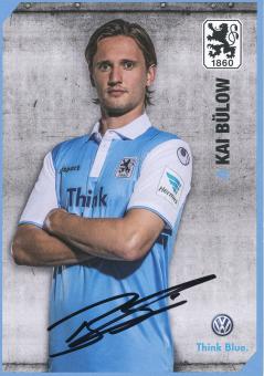 Kai Bülow  2014/2015  1860 München Fußball Autogrammkarte original signiert 