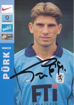 Marcus Pürk  1999/2000  1860 München Fußball Autogrammkarte original signiert 