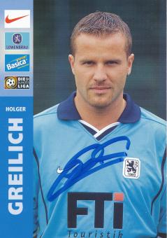 Holger Greilich  1999/2000  1860 München Fußball Autogrammkarte original signiert 