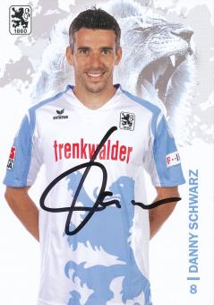 Danny Schwarz  2008/2009  1860 München Fußball Autogrammkarte original signiert 
