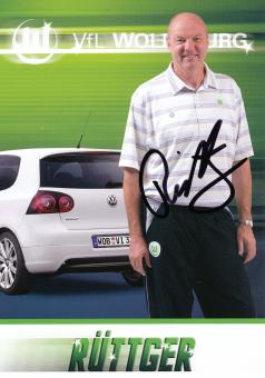 Heribert Rüttger  2007/2008  VFL Wolfsburg  Fußball Autogrammkarte original signiert 