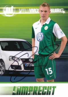 Christopher Lamprecht  2007/2008  VFL Wolfsburg  Fußball Autogrammkarte original signiert 