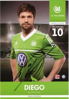 Diego  2012/2013  VFL Wolfsburg  Fußball Autogrammkarte original signiert 
