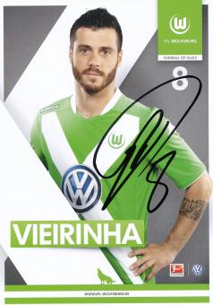 Vieirinha  2014/2015  VFL Wolfsburg  Fußball Autogrammkarte original signiert 