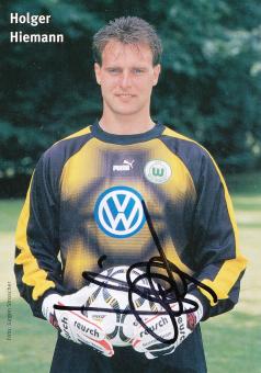 Holger Hiemann  1998/1999  VFL Wolfsburg  Fußball Autogrammkarte original signiert 