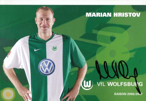 Marian Hristov   2006/2007  VFL Wolfsburg  Fußball Autogrammkarte original signiert 