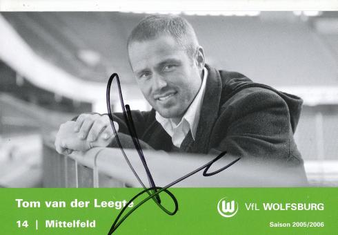 Tom van der Leegte   2005/2006  VFL Wolfsburg  Fußball Autogrammkarte original signiert 