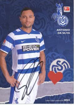 Antonio Da Silva  2012/2013  MSV Duisburg  Fußball Autogrammkarte original signiert 