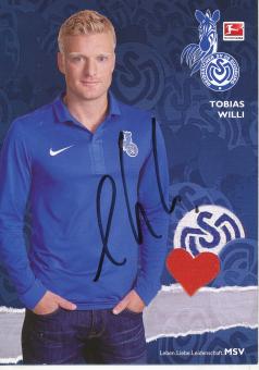 Tobias Willi  2012/2013  MSV Duisburg  Fußball Autogrammkarte original signiert 