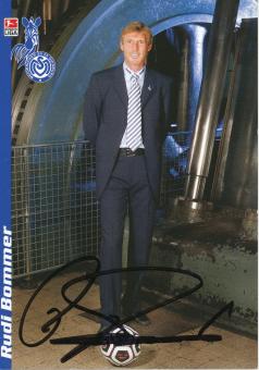 Rudi Bommer  2006/2007  MSV Duisburg  Fußball Autogrammkarte original signiert 