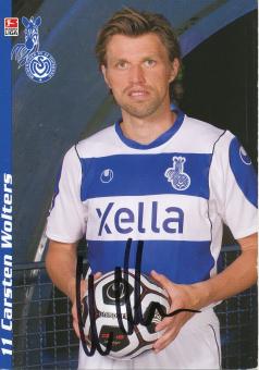 Carsten Wolters  2006/2007  MSV Duisburg  Fußball Autogrammkarte original signiert 