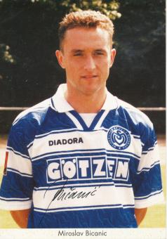 Miroslav Bicanic  1996/1997  MSV Duisburg  Fußball Autogrammkarte original signiert 