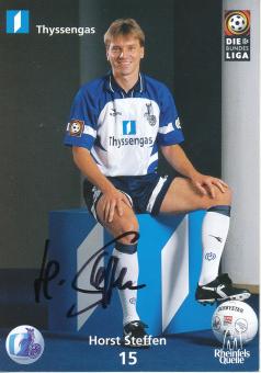 Horst Steffen  1998/1999  MSV Duisburg  Fußball Autogrammkarte original signiert 