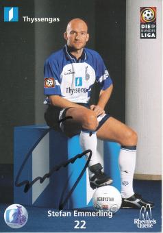 Stefan Emmerling  1998/1999  MSV Duisburg  Fußball Autogrammkarte original signiert 
