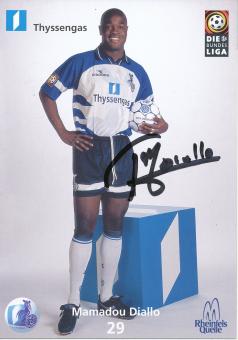 Mamadou Diallo  1998/1999  MSV Duisburg  Fußball Autogrammkarte original signiert 