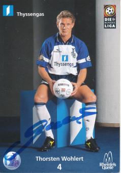 Thorsten Wohlert  1998/1999  MSV Duisburg  Fußball Autogrammkarte original signiert 