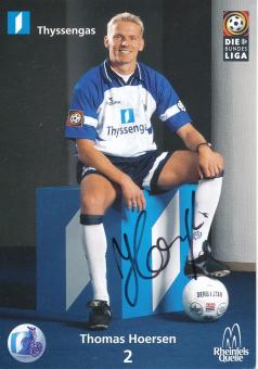 Thomas Hoersen  1998/1999  MSV Duisburg  Fußball Autogrammkarte original signiert 