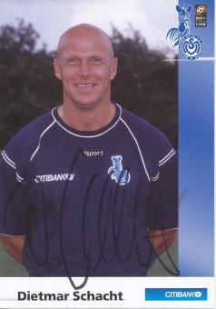 Dietmar Schacht  2000/2001  MSV Duisburg  Fußball Autogrammkarte original signiert 