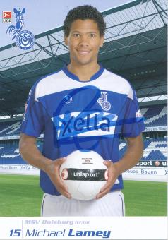 Michael Lamey  2007/2008  MSV Duisburg  Fußball Autogrammkarte original signiert 