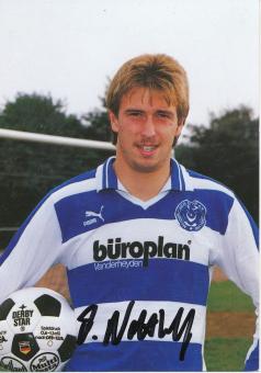 Pascal Notthoff  1985/1986   MSV Duisburg  Fußball Autogrammkarte original signiert 